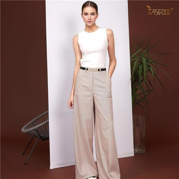 Stretch Skinny Waist Belt Gold Buckle Elastic Dress Belt for Women Outfits - Picture 4 of 7